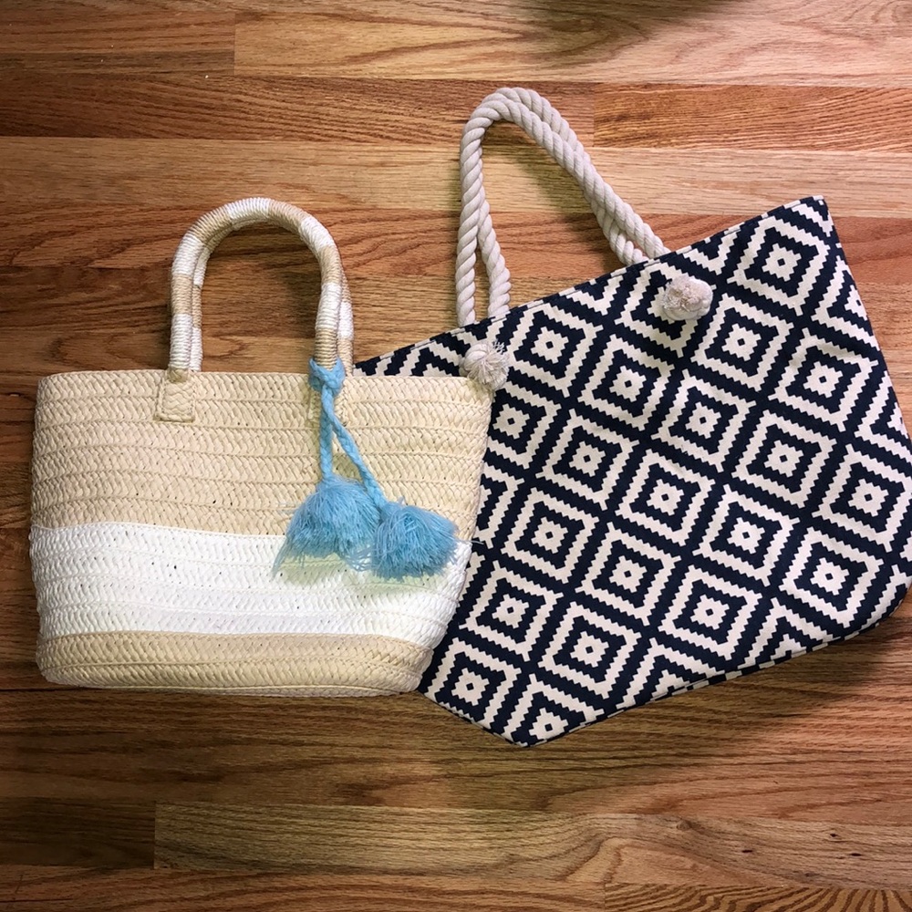 Beach Totes - set of 2